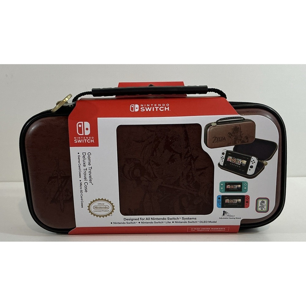 Brand New Zelda Leather Like Nintendo Switch Deluxe Travel Case